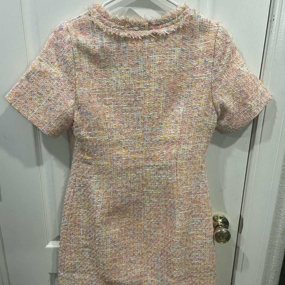 A.L.N Multicolor Tweed Dress - Picture 3 of 8